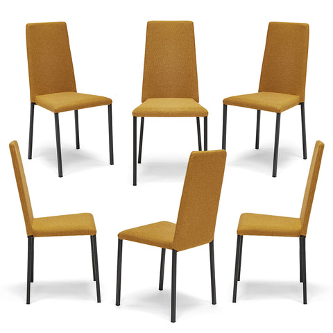 Sedia imbottita BETTY STYLE per sala da pranzo in tessuto Design moderno