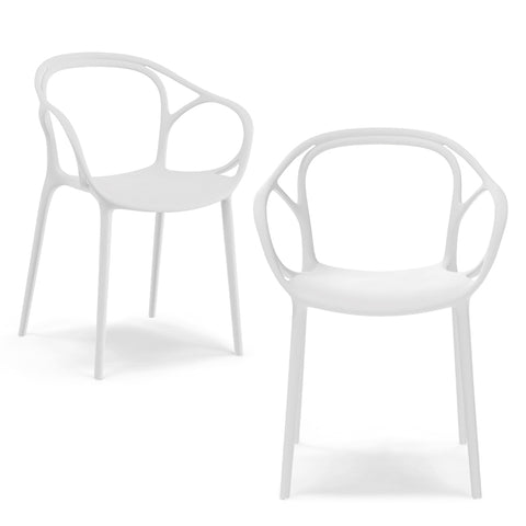 Sedia in polipropilene CHIARA impilabile Design moderno da Interno/Esterno