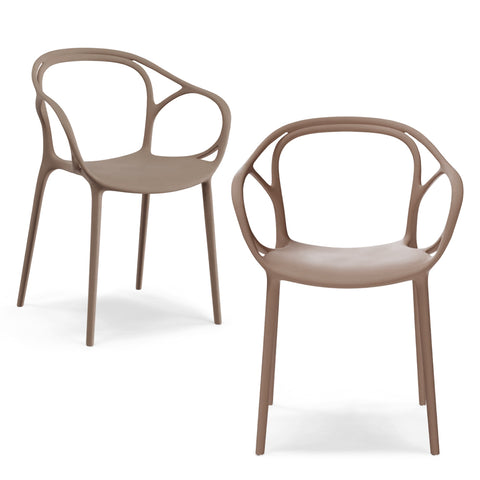 Sedia in polipropilene CHIARA impilabile Design moderno da Interno/Esterno