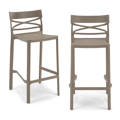 Sgabello in polipropilene Flow 100% Made in Italy sg. seduta da 65