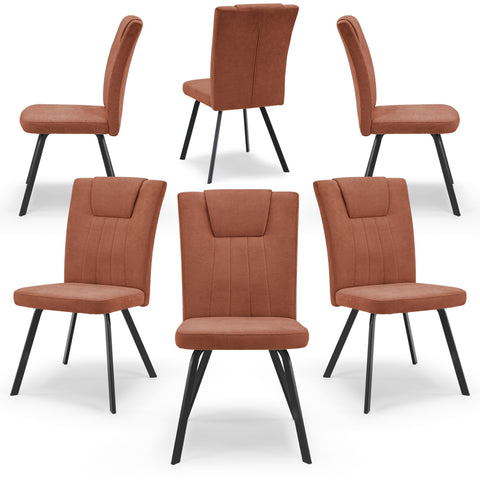 Sedia in imbottita GRETA design moderno per sala da pranzo tessuto idrorepellente