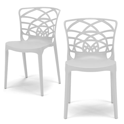Sedia in polipropilene Armonia impilabile Design moderno da Interno/Esterno