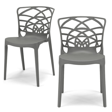 Sedia in polipropilene Armonia impilabile Design moderno da Interno/Esterno