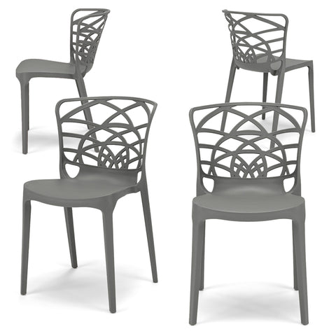 Sedia in polipropilene Armonia impilabile Design moderno da Interno/Esterno