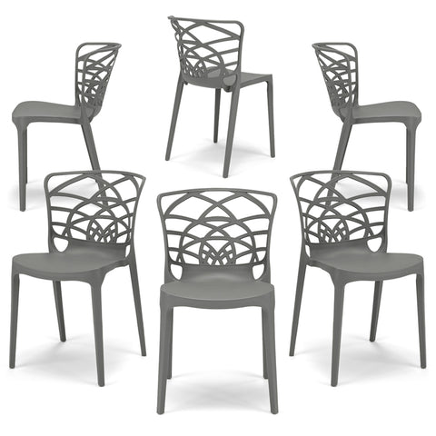 Sedia in polipropilene Armonia impilabile Design moderno da Interno/Esterno