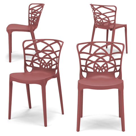 Sedia in polipropilene Armonia impilabile Design moderno da Interno/Esterno
