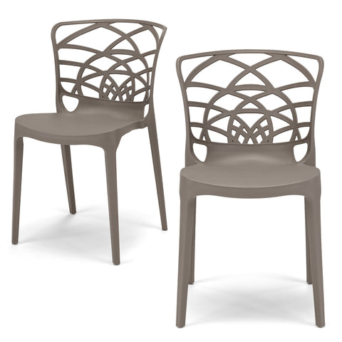 Sedia in polipropilene Armonia impilabile Design moderno da Interno/Esterno