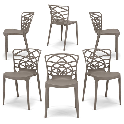 Sedia in polipropilene Armonia impilabile Design moderno da Interno/Esterno