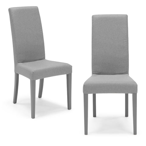 Sedia imbottita EDI SFODERABILE per sala da pranzo in tessuto sfoderabile Design moderno