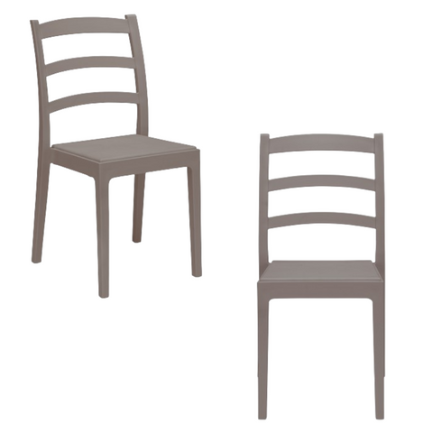 Sedia in polipropilene Rea impilabile Design moderno da Interno/Esterno