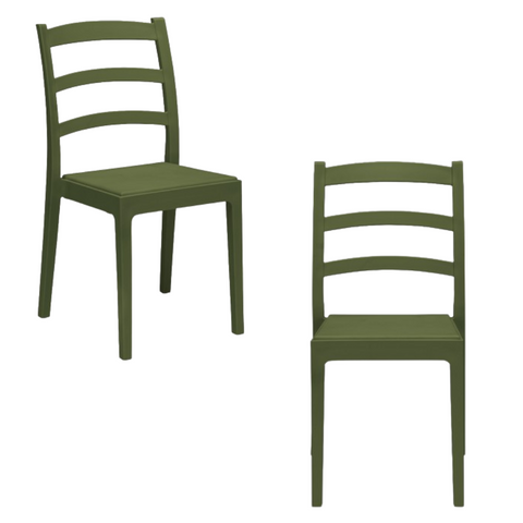 Sedia in polipropilene Rea impilabile Design moderno da Interno/Esterno
