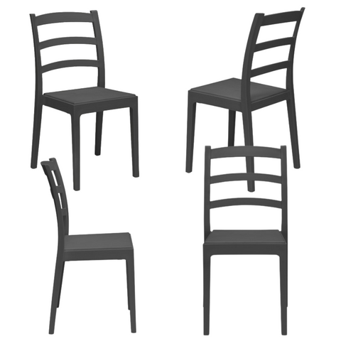 Sedia in polipropilene Rea impilabile Design moderno da Interno/Esterno