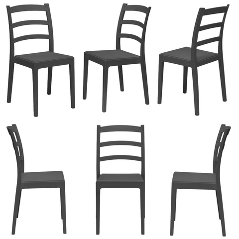 Sedia in polipropilene Rea impilabile Design moderno da Interno/Esterno