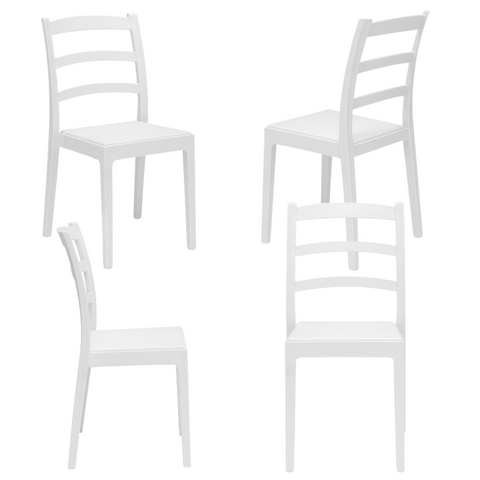 Sedia in polipropilene Rea impilabile Design moderno da Interno/Esterno