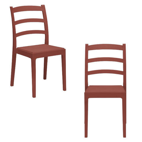 Sedia in polipropilene Rea impilabile Design moderno da Interno/Esterno