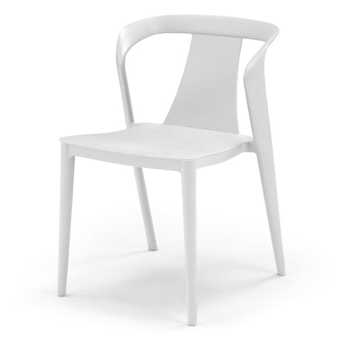 Sedia in polipropilene Alba impilabile Design moderno da Interno/Esterno
