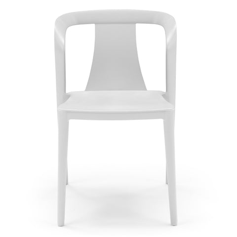 Sedia in polipropilene Alba impilabile Design moderno da Interno/Esterno