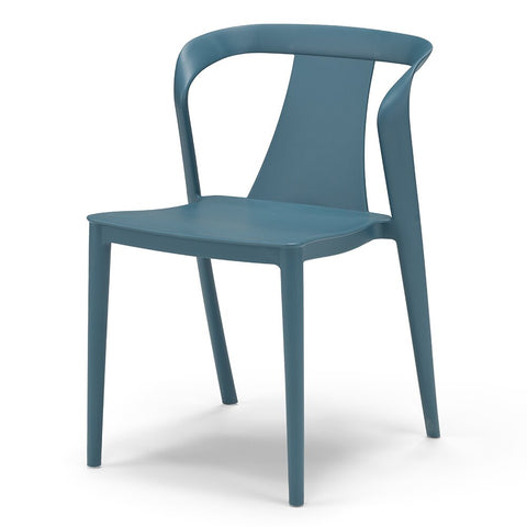 Sedia in polipropilene Alba impilabile Design moderno da Interno/Esterno