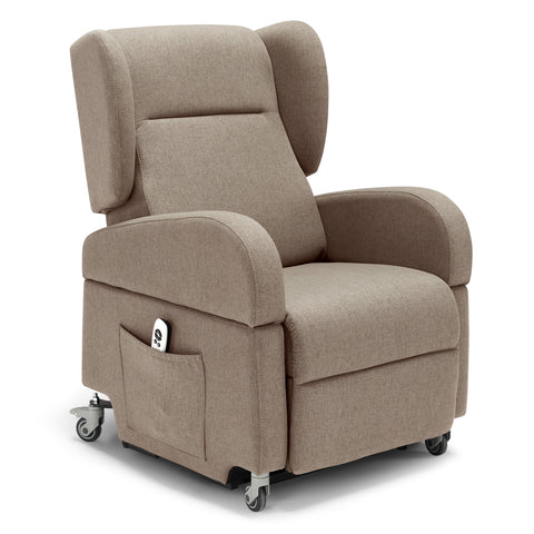 Poltrona elettrica relax 2 Motori Atlanta con Sistema LIFT e Kit Optional Tavolino e Kit Optional Batteria