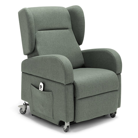 Poltrona elettrica relax 2 Motori Atlanta con Sistema LIFT e Kit Optional Tavolino e Kit Optional Batteria