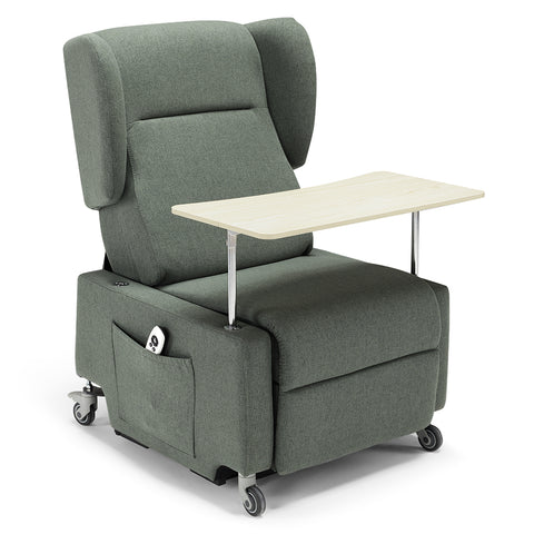 Poltrona elettrica relax 2 Motori Atlanta con Sistema LIFT e Kit Optional Tavolino e Kit Optional Batteria