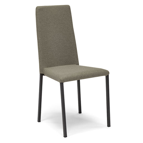 Sedia imbottita BETTY NEW per sala da pranzo in tessuto antistrappo Design moderno