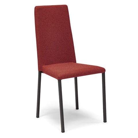 Sedia imbottita BETTY NEW per sala da pranzo in tessuto antistrappo Design moderno