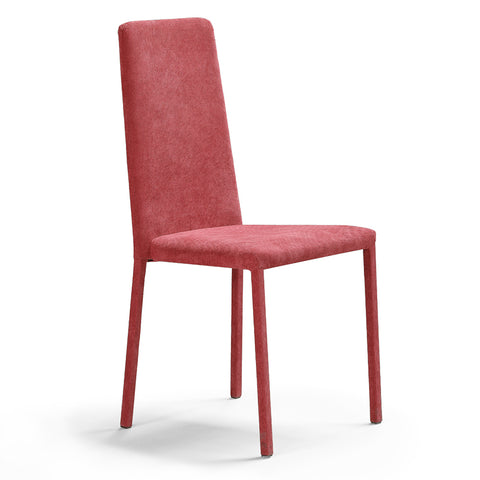 Sedia imbottita BETTY PLUS per sala da pranzo in tessuto velluto Design moderno