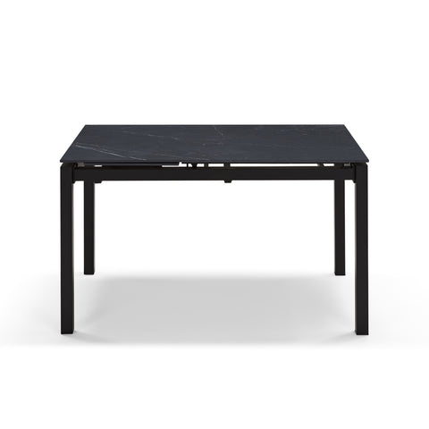 Tavolo da pranzo allungabile 130x80 modello BORA top in grès ceramico