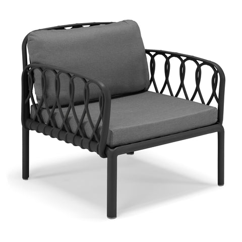 Set da giardino modulare Capri con Divano, Due poltroncine e Tavolino