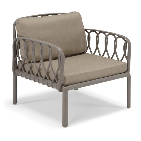 Set da giardino modulare Capri con Divano, Due poltroncine e Tavolino