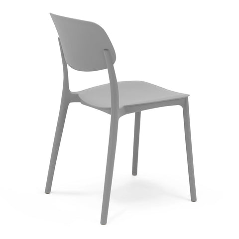 Sedia in polipropilene Elodie impilabile Design moderno da Interno/Esterno