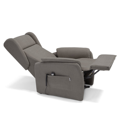 Poltrona elettrica relax 2 motori Firenze Design Bergere con Kit Optional Batteria