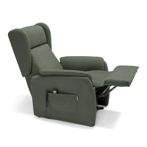 Poltrona elettrica relax 2 motori Firenze Design Bergere con Kit Optional Batteria