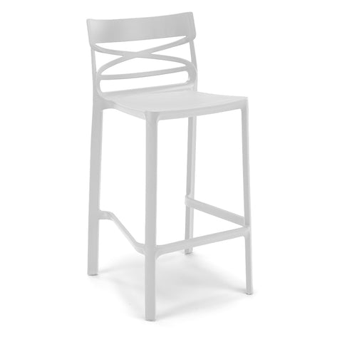 Sgabello in polipropilene Flow 100% Made in Italy sg. seduta da 65