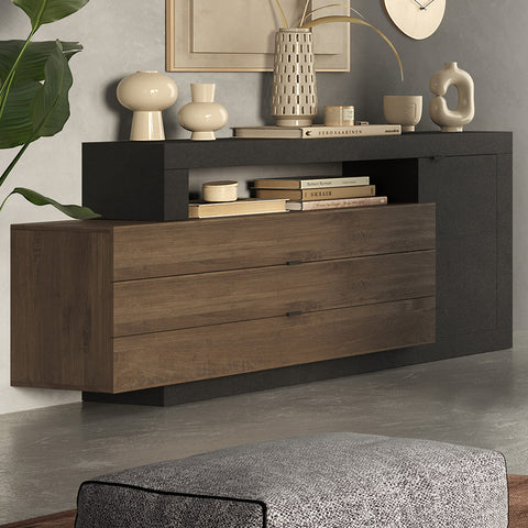 Madia 1 Anta, 3 Cassetti Linea Freedom 100% Made in Italy