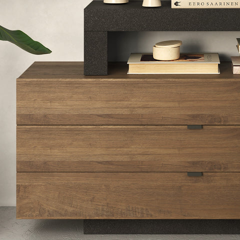 Madia 1 Anta, 3 Cassetti Linea Freedom 100% Made in Italy