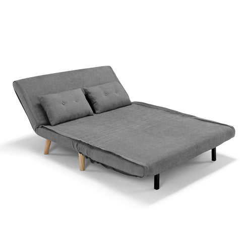 Divano pronto letto modello Genova con 2 cuscini