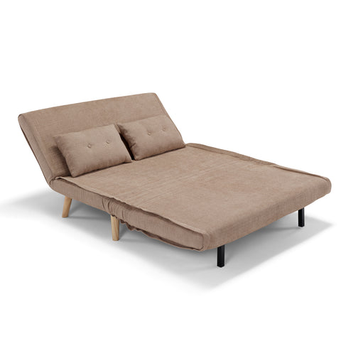 Divano pronto letto modello Genova con 2 cuscini