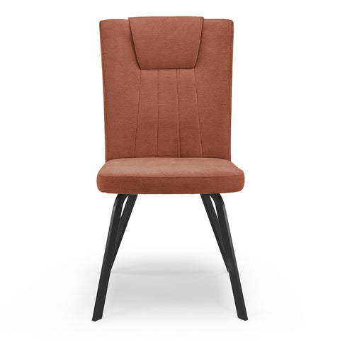Sedia in imbottita GRETA design moderno per sala da pranzo tessuto idrorepellente