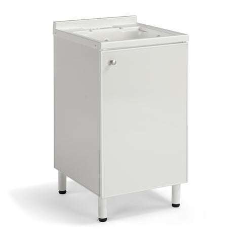 Lavatoio Lavapanni in alluminio 100% MADE IN ITALY NETTUNO 45 x 50 con vasca in ABS e sotto lavatoio