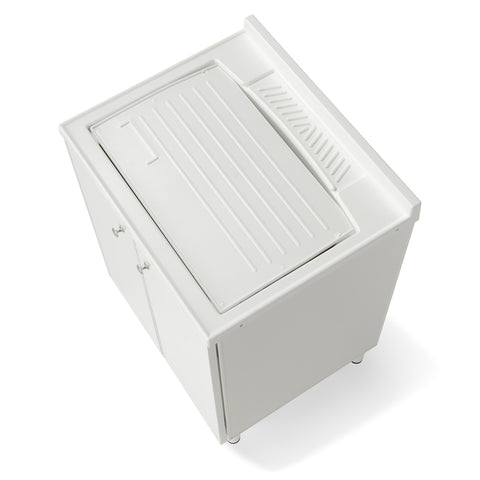 Lavatoio Lavapanni in alluminio 100% MADE IN ITALY NETTUNO 60 x 50 con vasca in ABS e sotto lavatoio