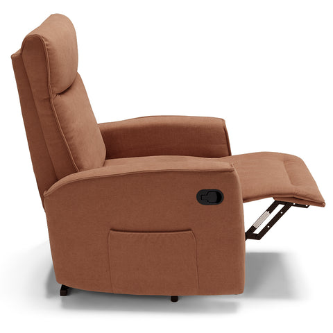 Poltrona relax Londra manuale reclinabile Design Moderno