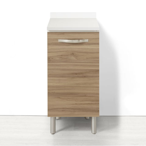 Base per Cucina componibile da 40 cm con 1 Anta linea MAKA, realizzata in legno 100% MADE IN ITALY