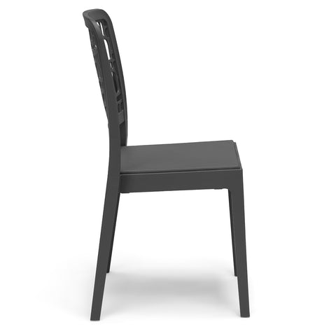 Sedia in polipropilene Medea impilabile Design moderno da Interno/Esterno