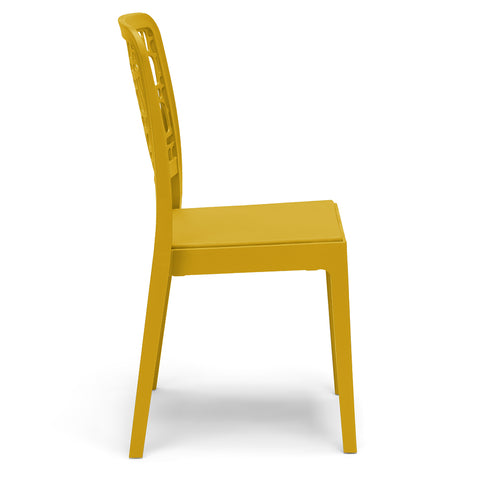 Sedia in polipropilene Medea impilabile Design moderno da Interno/Esterno