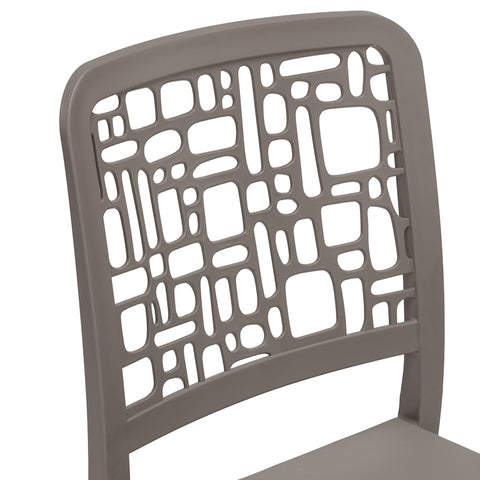 Sedia in polipropilene Medea impilabile Design moderno da Interno/Esterno