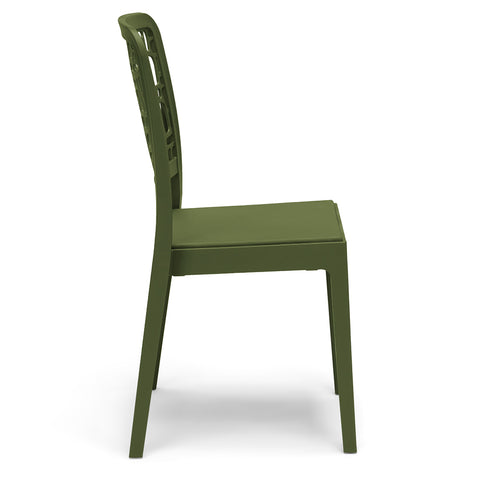 Sedia in polipropilene Medea impilabile Design moderno da Interno/Esterno