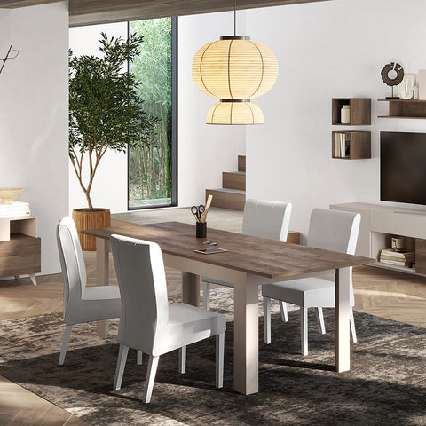 Tavolo da Pranzo Allungabile 137 (+48) x 90 Linea Monaco 100% Made in Italy