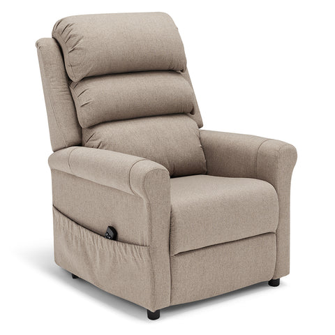 Poltrona elettrica relax 2 motori New Boston con posizione letto e Kit Optional Roller System e Kit Optional Batteria